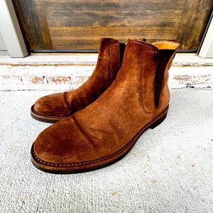 Vince Light Brown Suede Chelsea Boots 9M